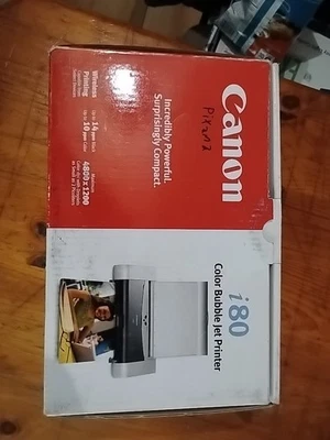 New Open Box Canon i80 K10233 Bluetooth Portable USB Color Bubble Jet Printer  - Image 1 of 4