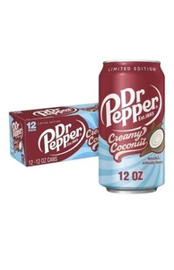Dr Pepper Creamy Coconut LIMITED EDITION 12er Pack - Bild 1 von 8