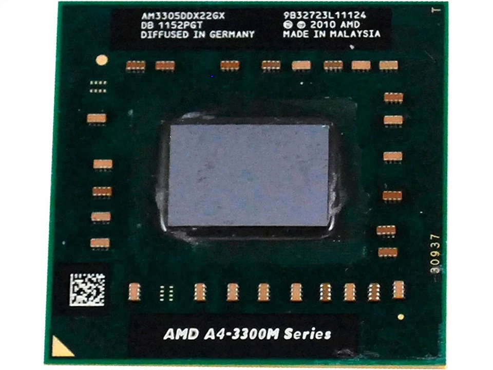 AMD A4-3305M 1.90GHZ SOCKET FS1 2-CORE LAPTOP CPU PROCESSOR AM3305DDX22GX - Image 1 of 1