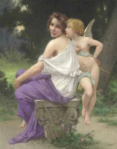 Guillaume Seignac Cupid And Psyche Canvas Print 16 x 20   #4274 - Picture 1 of 4