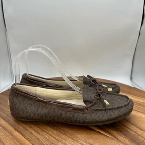Michael Michael Kors Daisy Halbschuhe Monogramm Signatur adretter Designer Damen 7,5 M - Bild 1 von 9