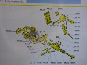 PIEZA LAVADORA CAMBIO TRASERO MAVIC 851 SSC # 801 035 - NOS - Imagen 1 de 4