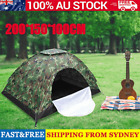 2 Man Person Camping Tent Waterproof Room Outdoor Hiking Backpack Fishing Aus
