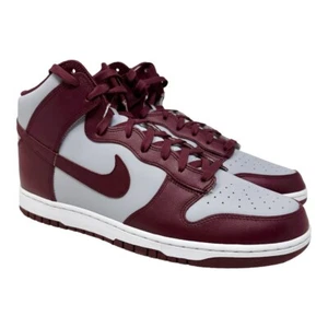 Nike Dunk High Retro Beetroot DD1399-600 Dark Beetroot/Wolf Grey/White Size 14 - Picture 1 of 9