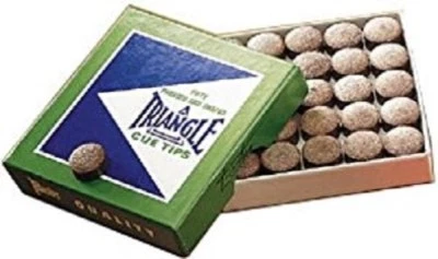 TWEETEN FIBER CO TRIANGLE 5 TIPS "MED-HARD" CUE TIPS 14MM - FREE SHIPPING