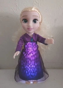 Disney Frozen 2  14” Elsa Talking Light Up Musical Doll Sings Into The Unknown - Picture 1 of 7