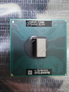 Intel Core Duo T2080 SL9VY 1.73GHz 1M 533MHz Socket M Mobile - Picture 1 of 3