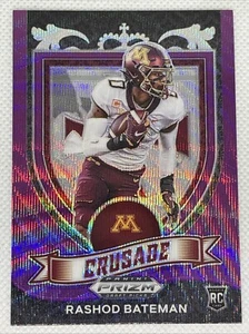 2021 Panini Prizm Draft Picks - Crusade Purple Wave Prizm #166 Rashod Bateman... - Picture 1 of 2