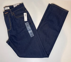 Old Navy Boys Rinse Skinny Jeans Size 14, NWT, Adjustable Waist, Dark Blue - Picture 1 of 3