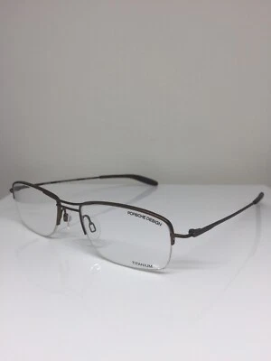 NEW PORSCHE DESIGN P7007 EYEGLASSES C. C Brown P 7007 Titanium Eyewear 50-18mm - Image 1 of 4