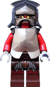 Genuine LEGO The Lord of the Rings Minifigure URUK-HAI w/ Sword & Axe lor008 NEW - Picture 1 of 2