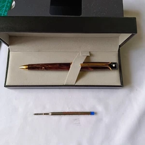 Bolígrafo Sheaffer Valor Marrón Acabado Pulido con Placa de Paladio - Imagen 1 de 2