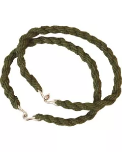 100x Pairs Army Military Trouser Twists Hiking Cadet Soldier Twisties Ties Green - Picture 1 of 1