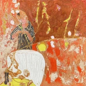 GIROD DE L'AIN HELENE OIL ON CANVAS - Picture 1 of 1