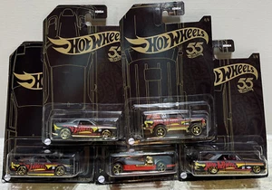 Hot Wheels 2021 55 aniversario 5 de 6 coches, HDH54, #1,2,4,5,6 - Imagen 1 de 12