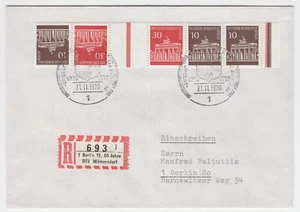 Sonder-R-Zettel, 50 Jahre BSV Berlin-Wilmersdorf, Beförderungsspuren - Bild 1 von 1