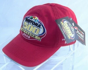 NASCAR Daytona 500 50 Yrs 2008 Chase Authentics Red Adjstbl Hat Adult Cap One Sz - Picture 1 of 12