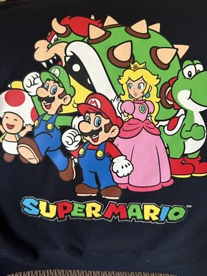 Sudadera Super Mario Nintendo Talla Grande, Luigi, Princesa, Melocotón y Más Foto 1 de 4