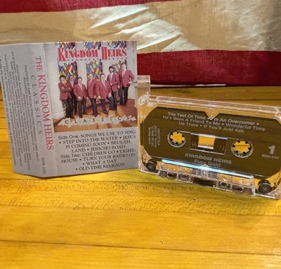 KINGDOM HEIRS gospel cassette Classics Southern quartet Dollywood 1988 vtg Foto 1 de 2