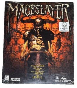 NUEVO Mageslayer PC Big Box CD-ROM 1997 GT Interactive Raven Off K-Mart Etiqueta de precio - Imagen 1 de 9