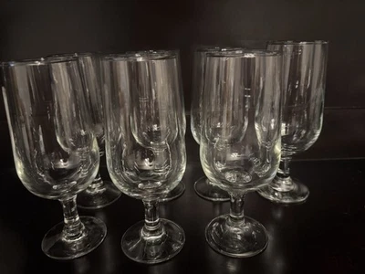 Juego de 7 copas/copas de cerveza, agua o cóctel Libbey Embassy Foto 1 de 4