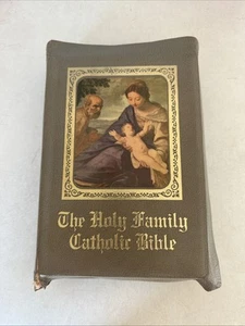 THE HOLY FAMILY CATHOLIC BIBLE (1965) Illustrated Chicago - Picture 1 of 13