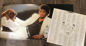 MICHAEL JACKSON Thriller LP 1982 EX-Vinyl Orig. 1st Press QE 38112 Print Error - Picture 1 of 21
