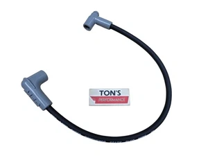 18" Replacement MSD Blaster SS / 3 Ignition to HEI Coil Wire 8.5mm 90° Black - Picture 1 of 7