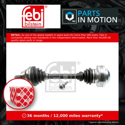 Drive Shaft Front Left 181276 Febi Driveshaft 1K0407271BJ 1K0407271EE Quality - Image 1 of 4