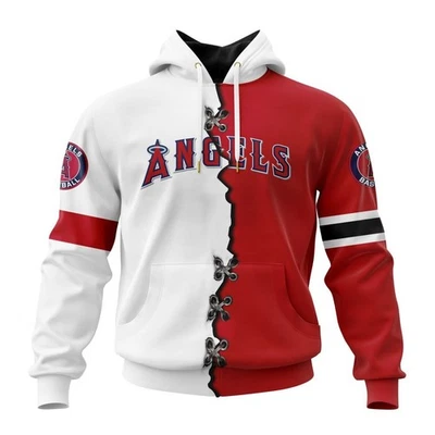 Sudadera con Capucha 3D del Equipo de Béisbol de Los Ángeles Angeles, Unisex Adultos S-5XL Foto 1 de 4