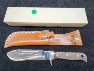 VTG HIRSCHKRONE BUND SOLINGEN PILOT FIGHTING FIXED BLADE KNIFE RARE UNUSED MIB - Picture 1 of 14