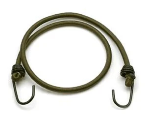 2er Packung Expanderschnur mit Metallhaken Oliv 75 oder 90 cm Expander Gummi - Bild 1 von 1