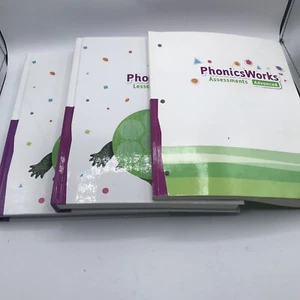 Phonics Works Lesson Guide Books 1 & 2 and Phonics Works Assessments. All Adv - Picture 1 of 12