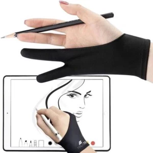 MALATEC Zeichenhandschuh Handschuh Grafiktablett Grafikhandschuh schwarz M - Bild 1 von 5