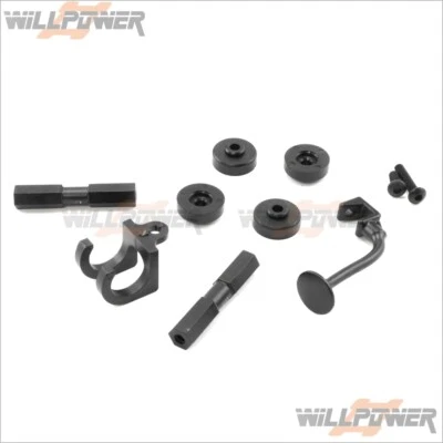 OFNA HOBAO Hyper 9 Parts Fuel Tank Post & Mount #89070 (RC-WillPower) - Image 1 of 2