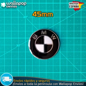Emblema Volante BMW 45mm Escudo Logo Edición Blanco y Negro - Imagen 1 de 6