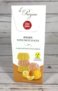 Le Preziose Jellies Orange Lemon from Calabria Fruit Candy 7oz Vegan BB:7/25 - Picture 1 of 6