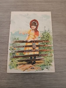 Antique Shiloh's Consumption Cure S C Wells Drug Store Booklet Calendar 1891 - Picture 1 of 9