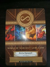 World of Warcraft Blazing Hippogryph NEW Loot Card - Timewalkers' Treasure Chest