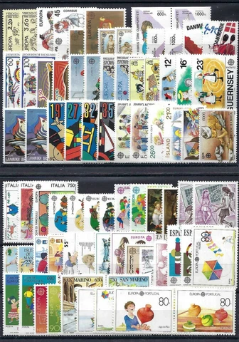 1989 EUROPA CEPT complete year set MNH Cover