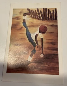 Annie Lee 1985 “FULL COUNT 3 & 2" Art Note Card, 5.5” x 8” - Picture 1 of 9