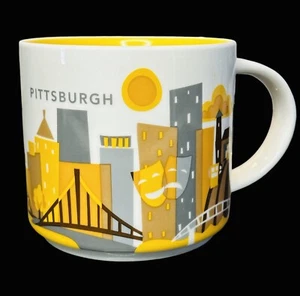 Starbucks PITTSBURGH You Are Here Collection YAH Series 14oz Coffee Mug 2014 - Picture 1 of 3
