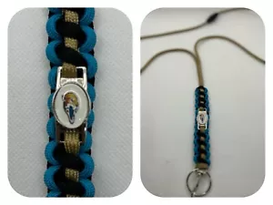 Jacksonville Jaguars inspiriertes Paracord/Survival-Schlüsselband - Bild 1 von 1