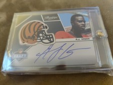 AJ Green Autographed 2011 Panini Prestige Rookie ON CARD AUTO RC #12