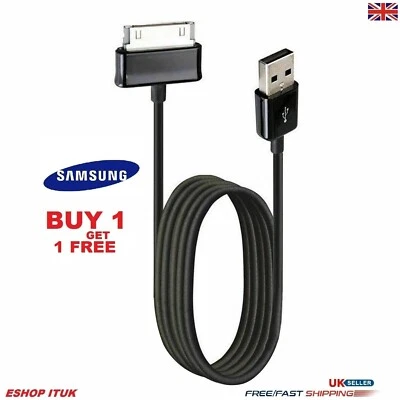 USB Data charging Cable Fast Charger Lead For Samsung Galaxy TAB 10 1,8.9,7,2 UK - Image 1 of 4