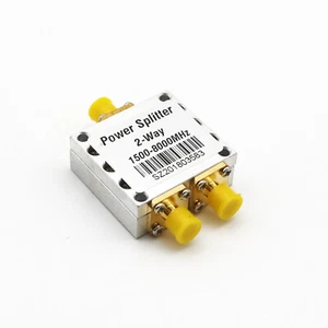 RF Coax Power Splitter Divider Combiner Signal Booster SMA Female 2 Way 1.5-8GHz - Picture 1 of 5