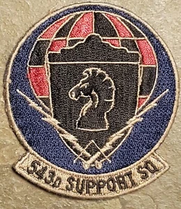 US Air Force 543rd Support Squadron Subdued Insignia Badge Crest Emblem Patch - Picture 1 of 2