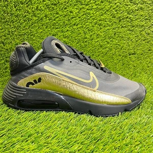 Nike Air Max 2090 Mens Size 12 Gray Black Gold Athletic Running Shoes Sneakers - Picture 1 of 10