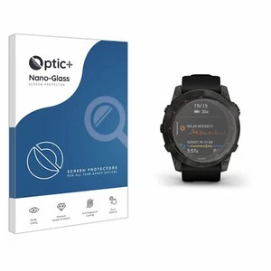 Optic+ Nano Glass Screen Protector for Garmin Fenix 7X Sapphire Solar - Picture 1 of 3