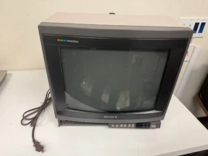 *Not Working* Vintage Sony Trinitron 13" CRT TV Television KV-1380R *Not Working - Picture 1 of 14